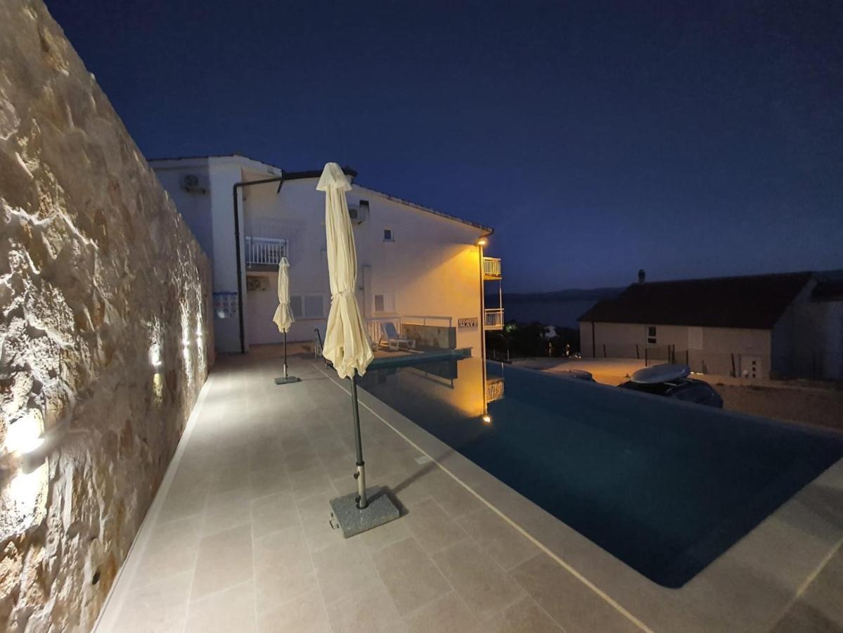 Apartment 4 With Pool And Amazing Sea View Lokva Rogoznica Esterno foto